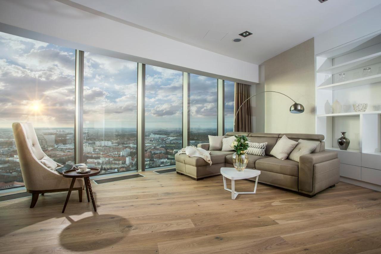 Apartamenty Sky Tower Wrocław Eksteriør bilde