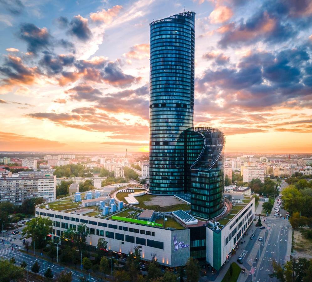 Apartamenty Sky Tower Wrocław Eksteriør bilde