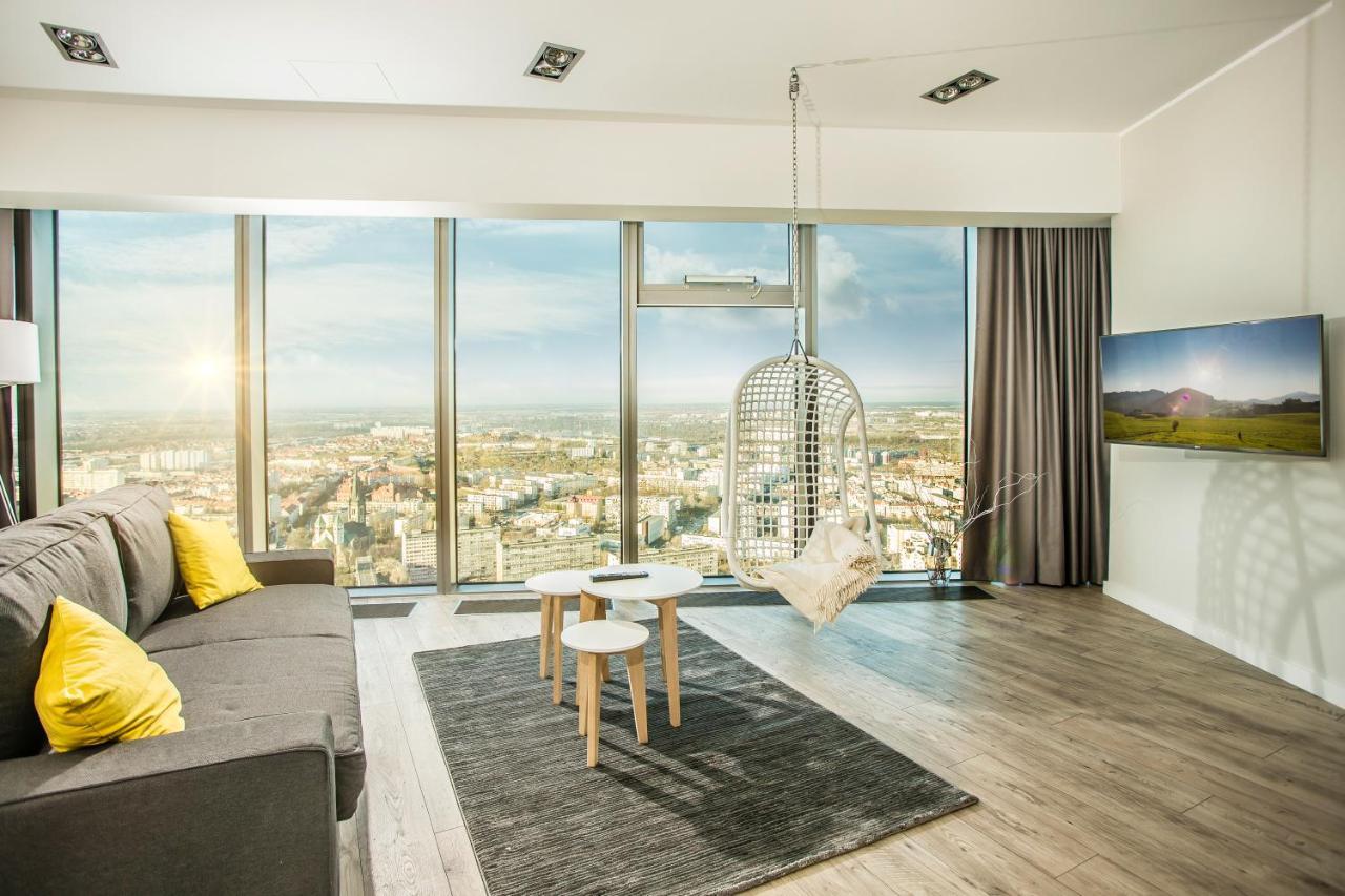 Apartamenty Sky Tower Wrocław Eksteriør bilde