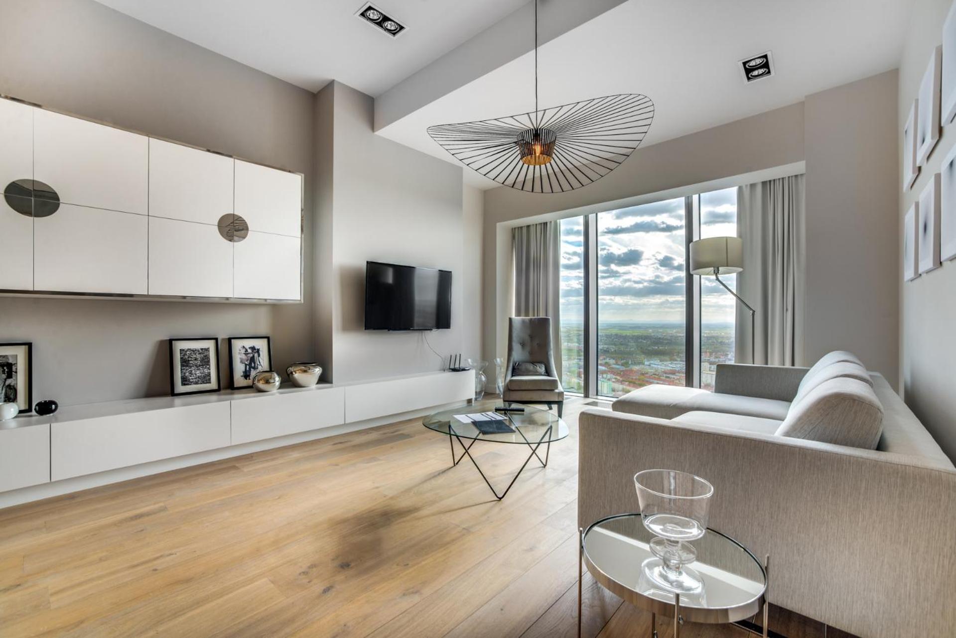 Apartamenty Sky Tower Wrocław Eksteriør bilde